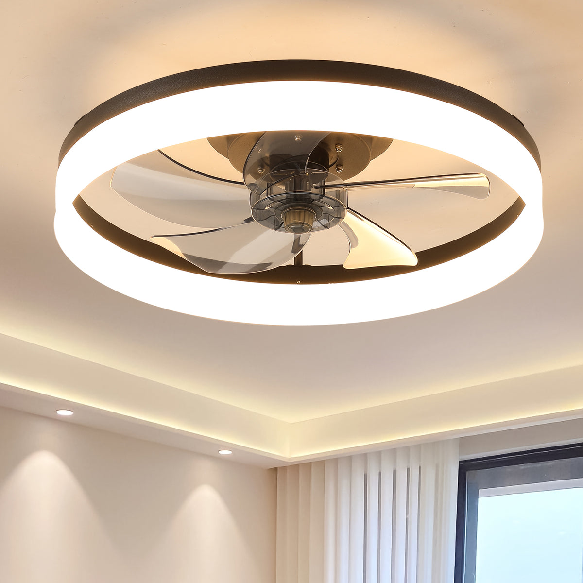 Aestin&#39;s Ceiling Fan with Lights Dimmable LED