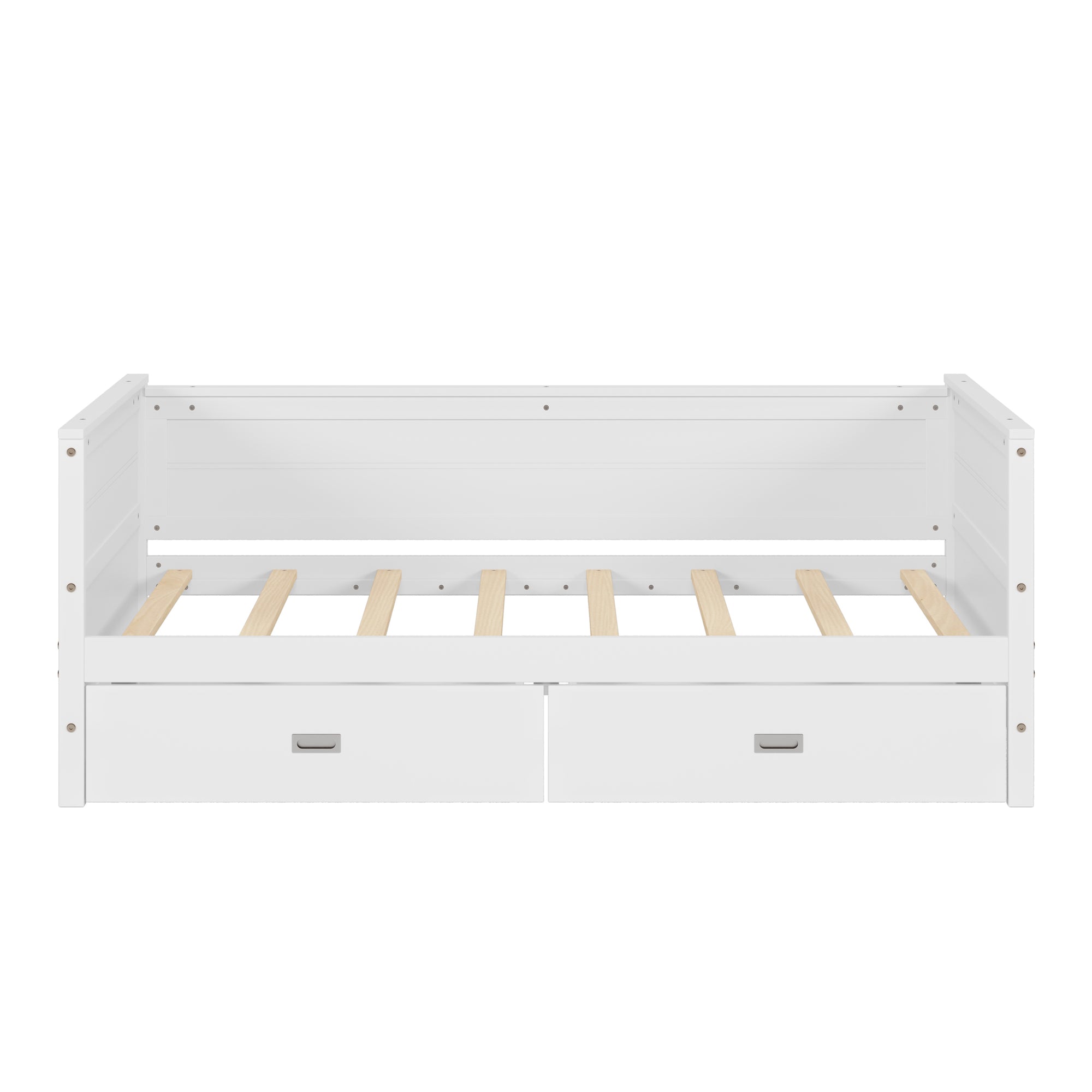 Twin Wooden Daybed with Storage Drawers