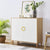 Most Comfortable Storage Cabinet With Doors and Shelves Modern MDF Feature Cabinet With Adjustable Shelves In Natural Wood