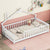 Twin House-Shaped Toddler Floor Bed with Guardrails and Slats