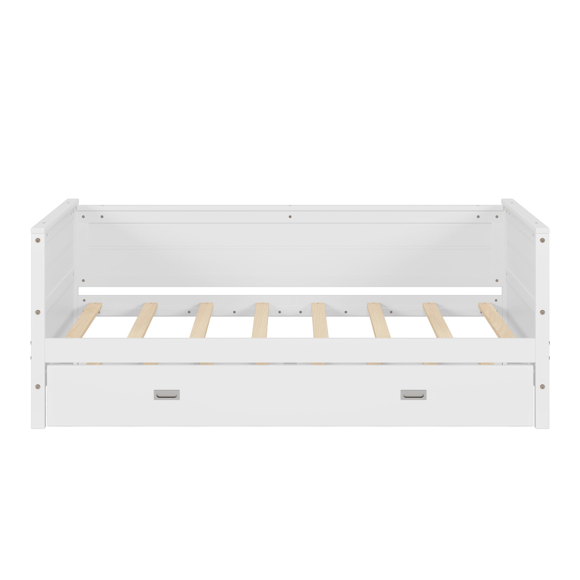 Twin Size White Daybed with Trundle