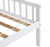 Twin-Size Pine Wood Daybed with Two Storage Drawers In White