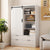 Tall Bedroom Armoire Wardrobe Closet with Hanging Rod and Drawers In White