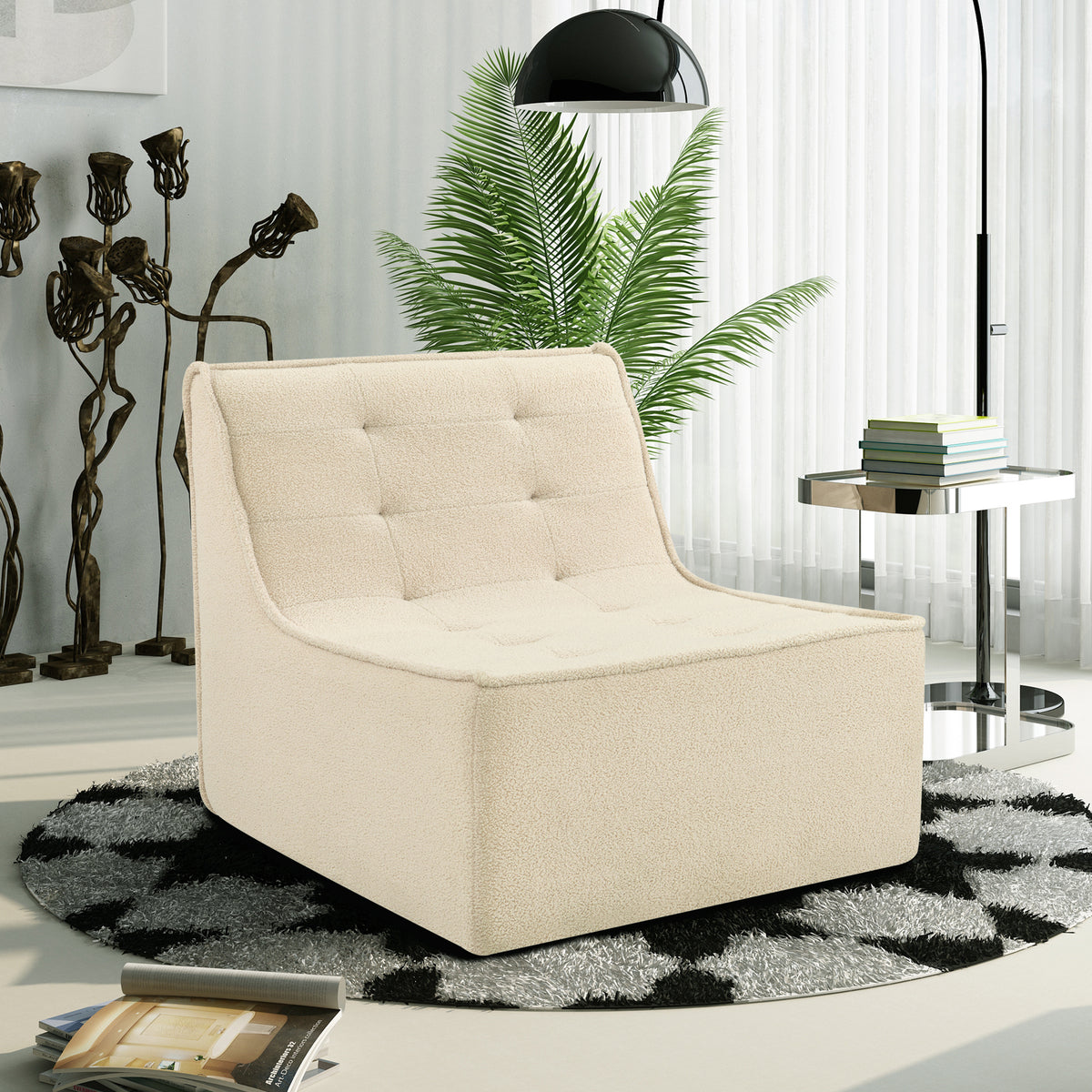 Fireside Chair - Comfortable Armchair for Living Room, Stylish Design, Soft Fabric, Ideal for Cozy Evenings