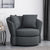 Charcoal Swivel Club Chair