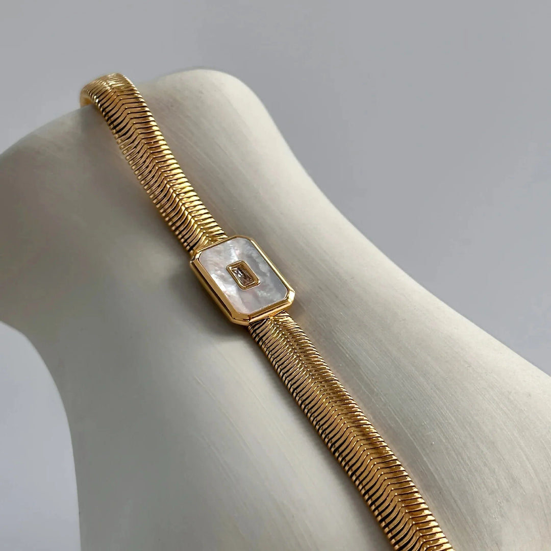 Chunky Chain & Herringbone Bracelets