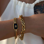 Load image into Gallery viewer, Chunky Chain &amp; Herringbone Bracelets
