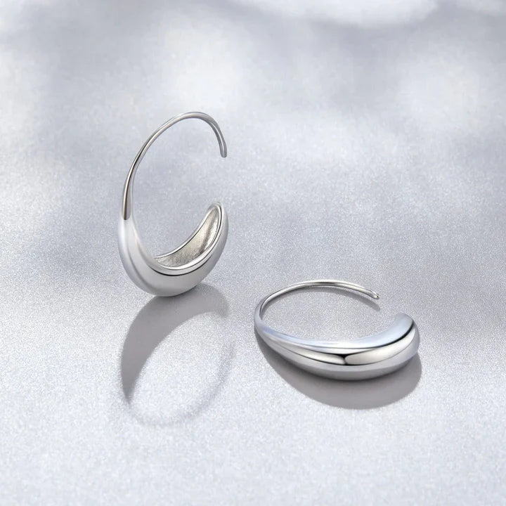 Classic Drop Earrings Vintage Gold Hoop Earring