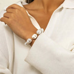 Load image into Gallery viewer, Classy Asymmetric Pearl Bracelet
