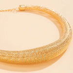 Load image into Gallery viewer, Classy Chunky Textured Choker Necklace
