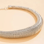 Load image into Gallery viewer, Classy Chunky Textured Choker Necklace
