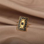 Load image into Gallery viewer, Classy Evil Eye Heart &amp; Rectangle Rings
