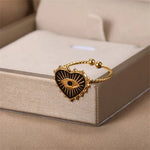 Load image into Gallery viewer, Classy Evil Eye Heart &amp; Rectangle Rings
