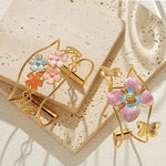 Load image into Gallery viewer, Classy Floral Bangle Bracelets
