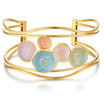 Load image into Gallery viewer, Classy Floral Bangle Bracelets
