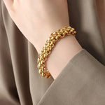 Load image into Gallery viewer, Classy Rice Bead Necklace and Bracelet

