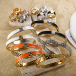 Load image into Gallery viewer, Classy Roman Numeral Bangle Bracelet and Rings
