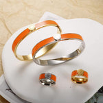 Load image into Gallery viewer, Classy Roman Numeral Bangle Bracelet and Rings

