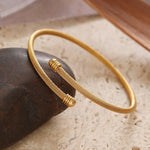 Load image into Gallery viewer, Classy Twisted Bangle Bracelet

