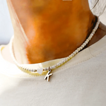 Load image into Gallery viewer, Colorful Beaded Initial Choker Necklace
