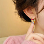 Load image into Gallery viewer, Colorful Pastel Heart Earrings

