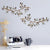 Comfortable Coast 2Pcs Metal Tree Leaf Wall Decor Vine Olive Branch Style Wall Hanging Sign Decorative Home Decoration for Living Room Bedroom