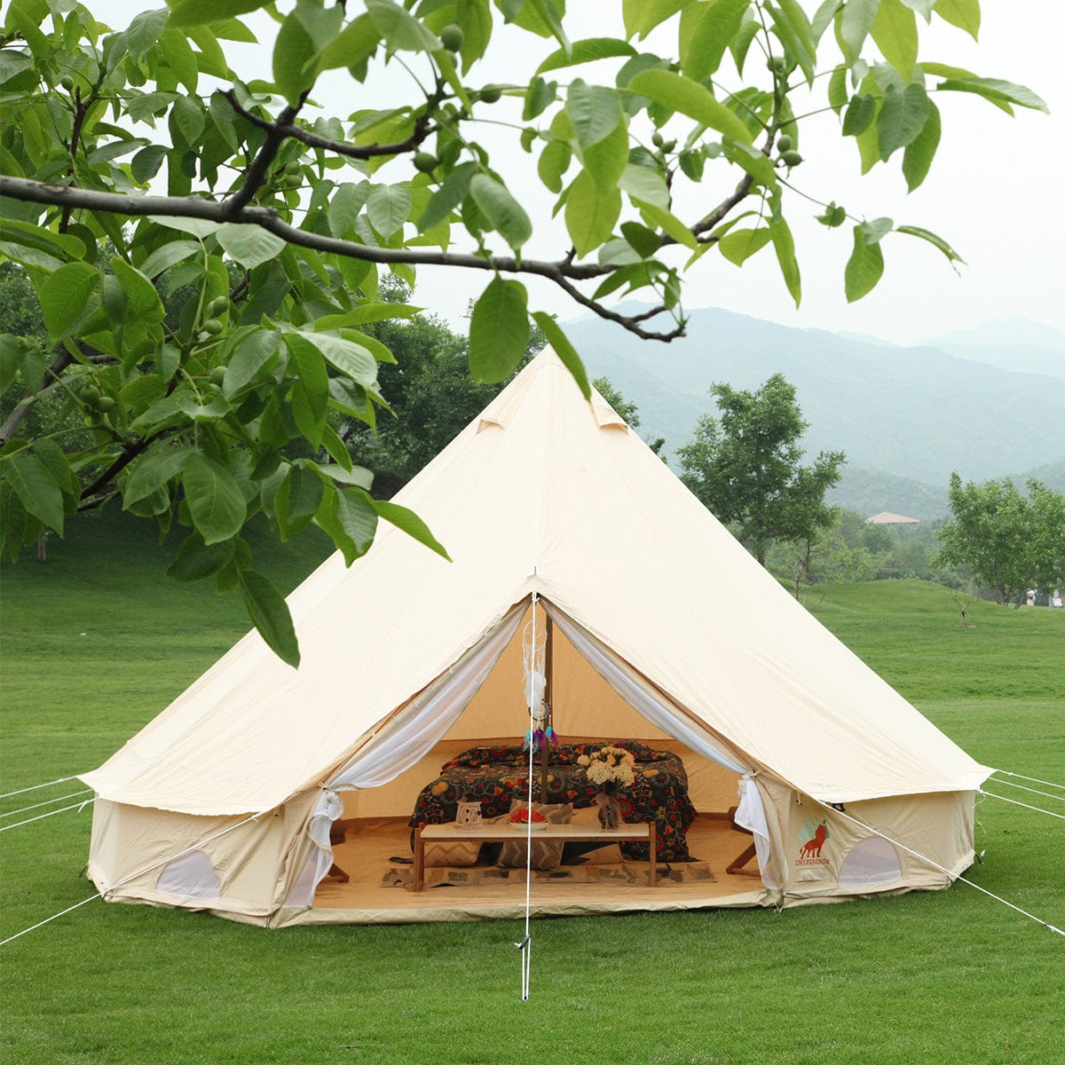 Luna Canvas Bell Tents 4m 5m 6m LCBT456m Comfortable Coast