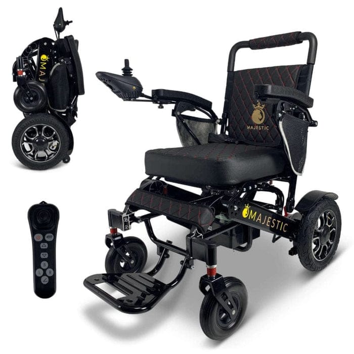 COMFYGO Power Wheelchair ComfyGo Majestic IQ-7000 Remote Controlled Electric Wheelchair With Optional Auto Fold