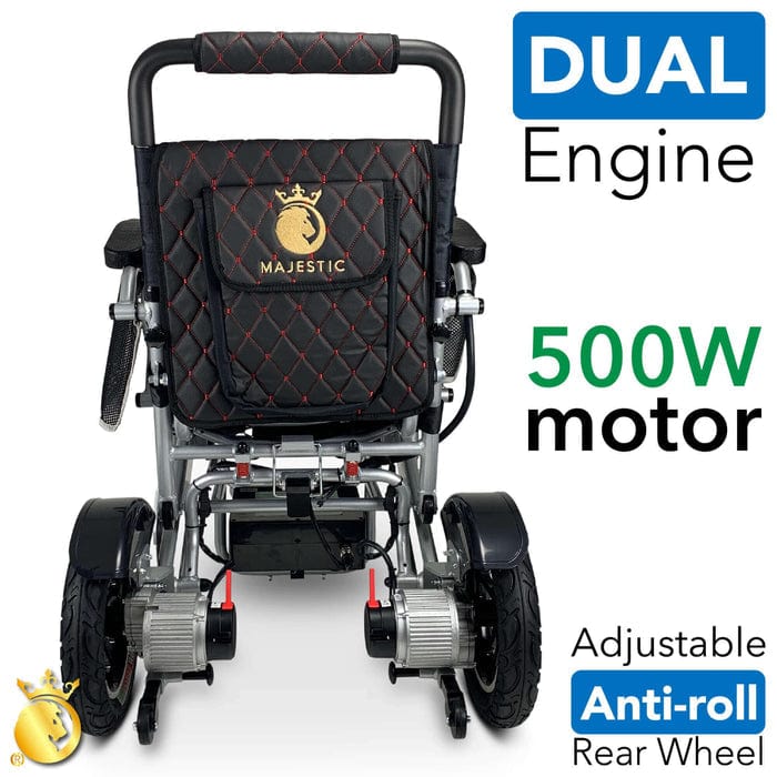 COMFYGO Power Wheelchair ComfyGo Majestic IQ-7000 Remote Controlled Electric Wheelchair With Optional Auto Fold