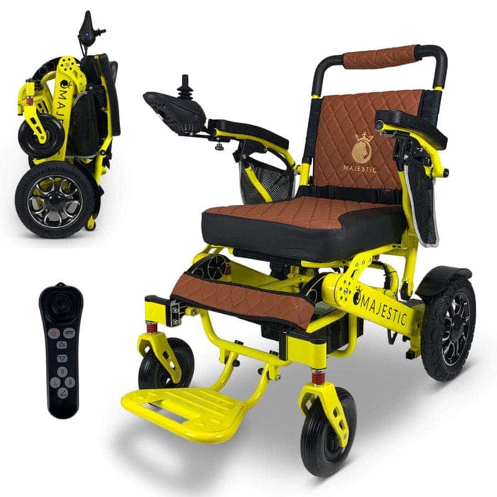 COMFYGO Power Wheelchair ComfyGo Majestic IQ-7000 Remote Controlled Electric Wheelchair With Optional Auto Fold