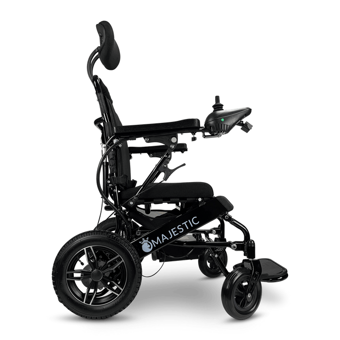 COMFYGO Power Wheelchair ComfyGo Majestic IQ-8000 Remote Controlled Folding Lightweight Electric Wheelchair- CGMI8RCFLEW