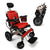 COMFYGO Power Wheelchair ComfyGo Majestic IQ-8000 Remote Controlled Folding Lightweight Electric Wheelchair- CGMI8RCFLEW