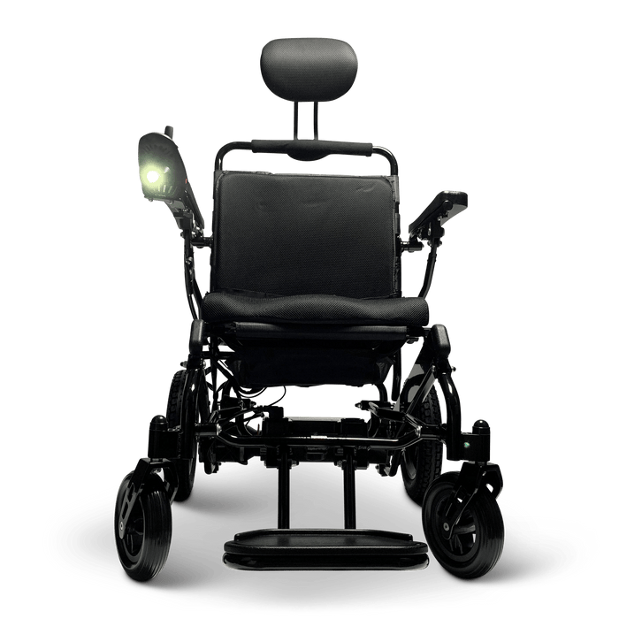 COMFYGO Power Wheelchair ComfyGo Majestic IQ-8000 Remote Controlled Folding Lightweight Electric Wheelchair- CGMI8RCFLEW