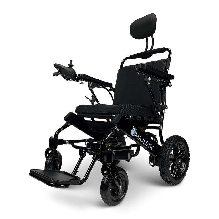 COMFYGO Power Wheelchair ComfyGo Majestic IQ-8000 Remote Controlled Folding Lightweight Electric Wheelchair- CGMI8RCFLEW