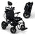 COMFYGO Power Wheelchair Black ComfyGo Majestic IQ-8000 Remote Controlled Folding Lightweight Electric Wheelchair- CGMI8RCFLEW