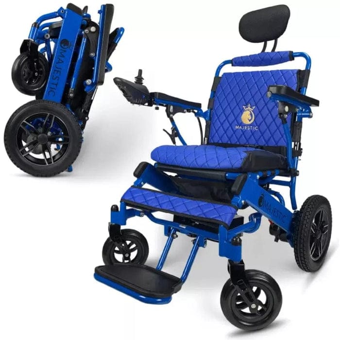 COMFYGO Power Wheelchair ComfyGo Majestic IQ-8000 Remote Controlled Folding Lightweight Electric Wheelchair- CGMI8RCFLEW