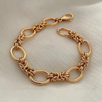 Load image into Gallery viewer, Contrasting Statement Chain Bracelet
