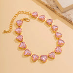 Load image into Gallery viewer, Crystal Heart Choker Necklace
