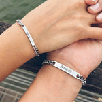 Load image into Gallery viewer, Customized Cuban Link Name Band Bracelets
