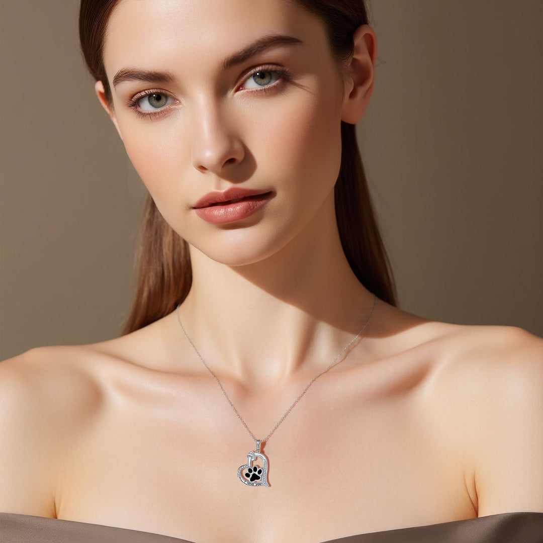 Elegant Heart Pendant Necklace