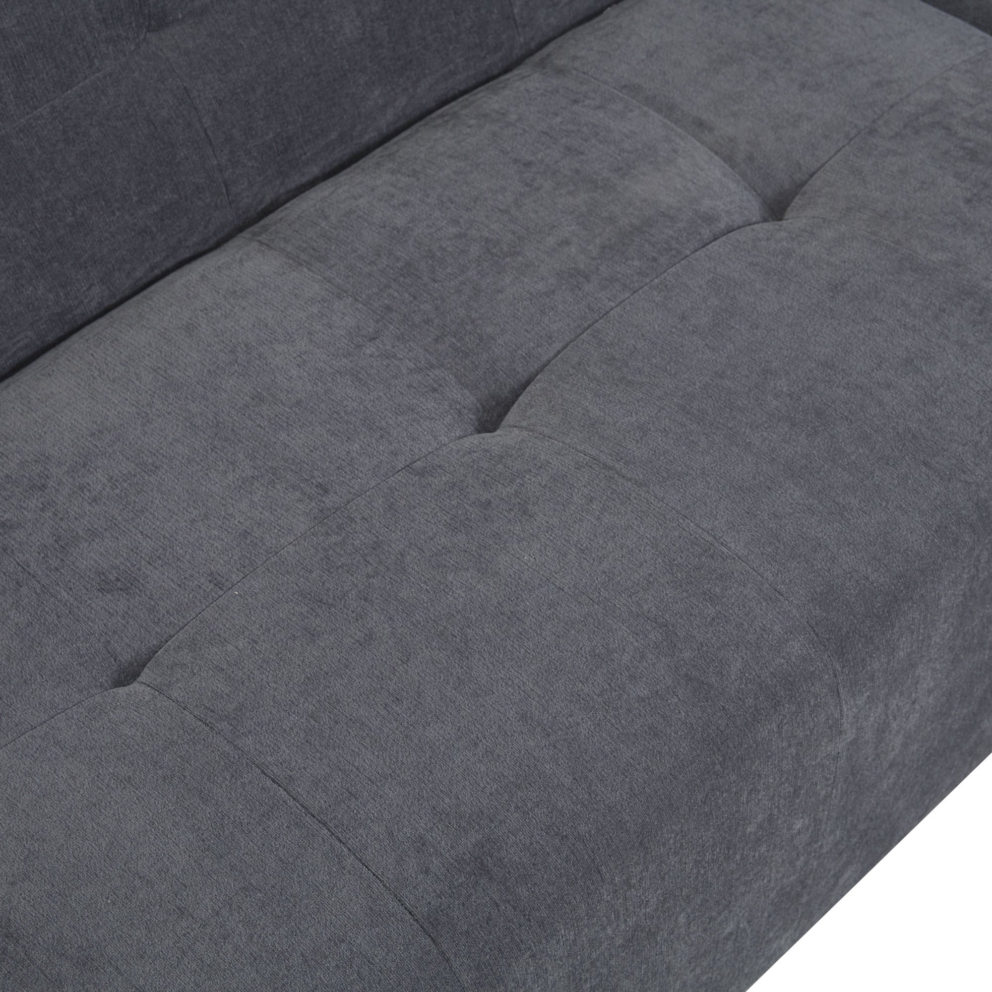 Mombasa 3-Seat Compressed Sofa in Dark Grey