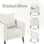 Barrel Chair - Cozy Upholstered Accent Chair in Beige for Living Room