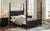 Classic Four-Poster King Sized Bed in Espresso