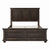 Rich Brown Queen Traditional Wooden Panel Bed Frame