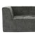 Mombasa 3-Seat Chenille Sofa in Gray