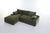 Army Green Modern Modular Sectional Sofa – Contemporary 4-Seater