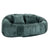 Emerald Chenille Bean Shape 2-Seater Lazy Sofa