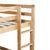 Solid Wood Twin Over Twin Loft Bed in Natural Finish