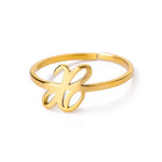 Load image into Gallery viewer, Dainty Adjustable Classy Letter Initial Rings
