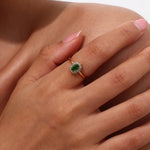 Load image into Gallery viewer, Dainty Adjustable Oval Diamond Rings
